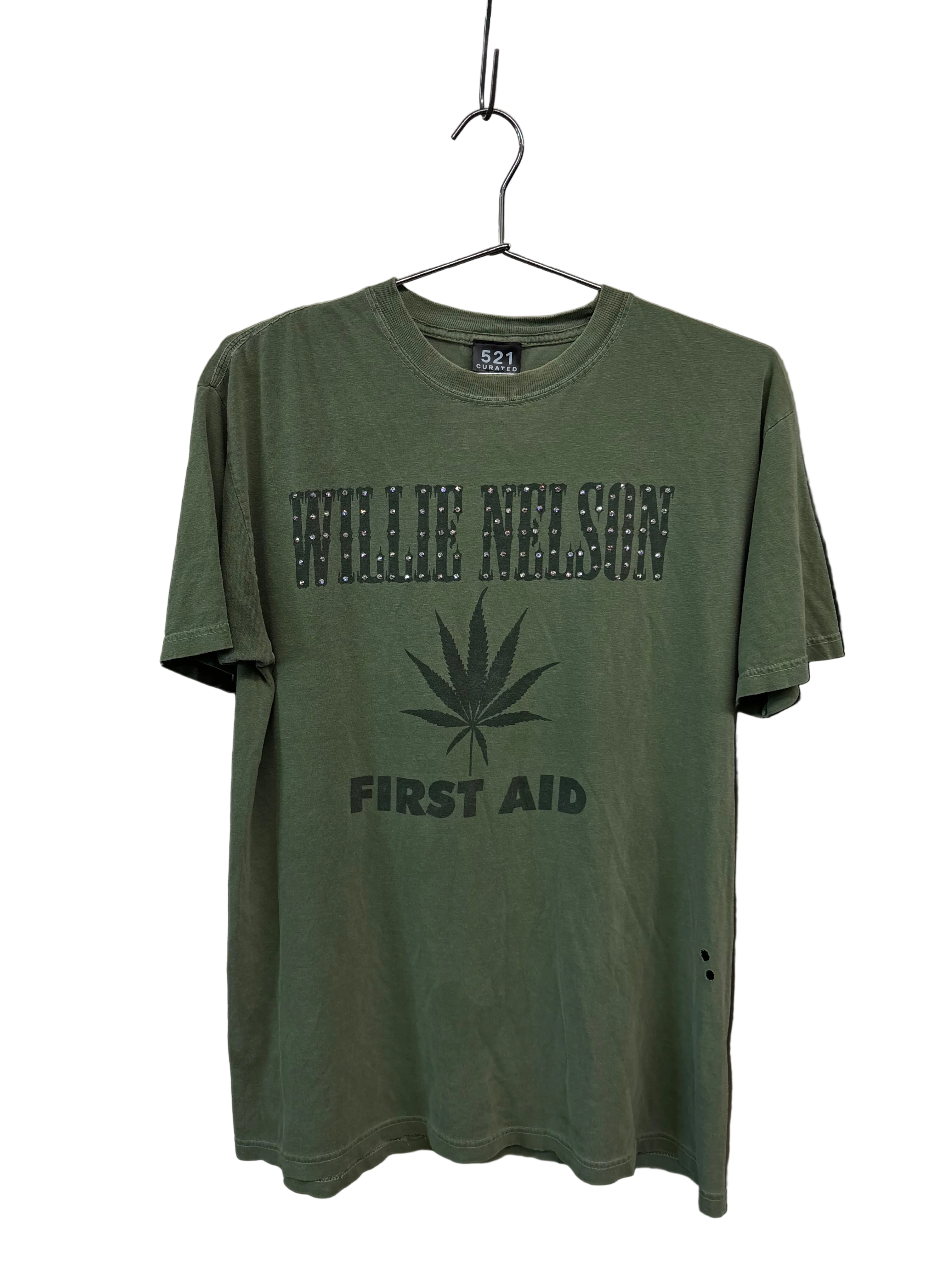Vintage Studded Willie Nelson “First Aid” tee