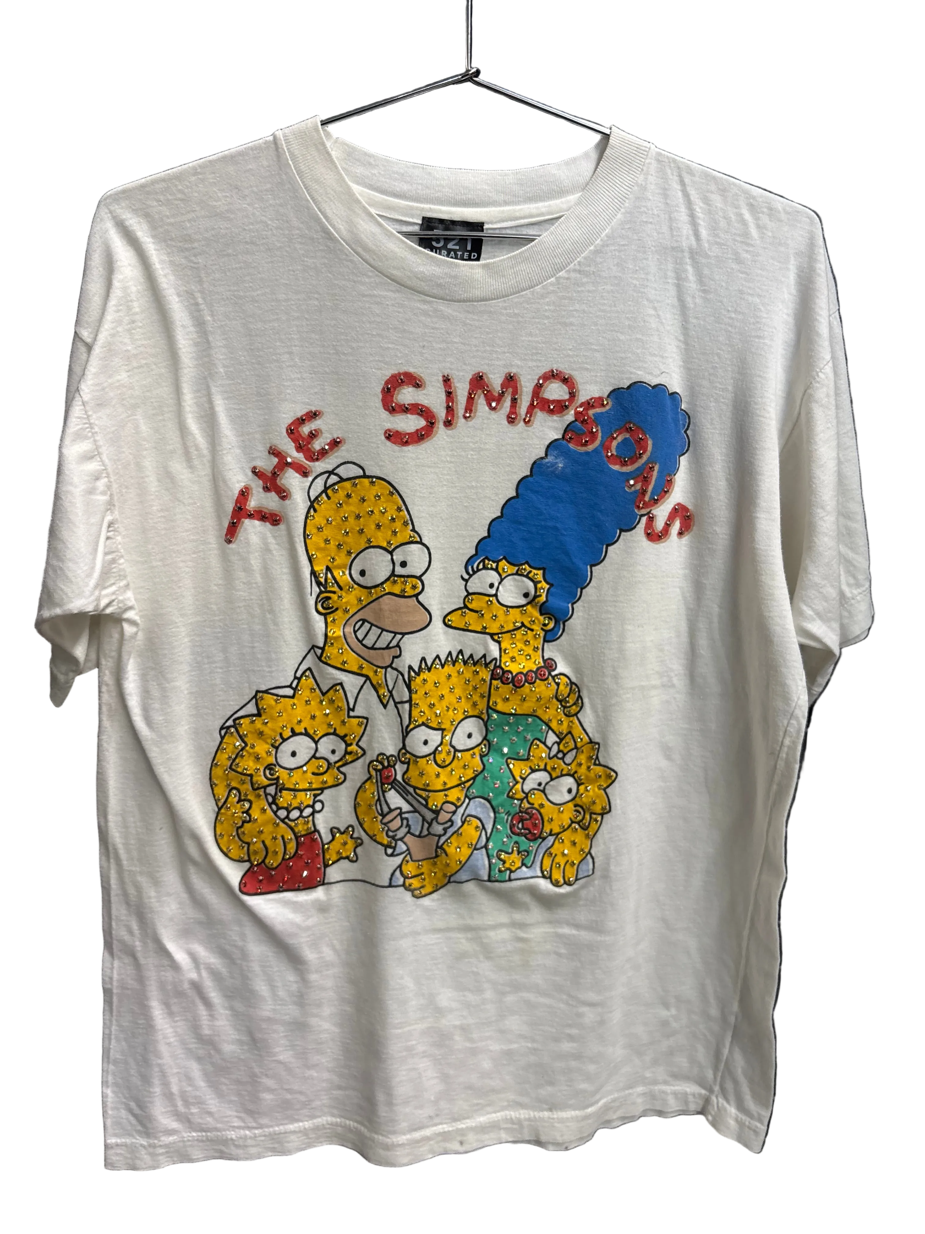 The Simpsons “Family” Vintage Studded tee 1989