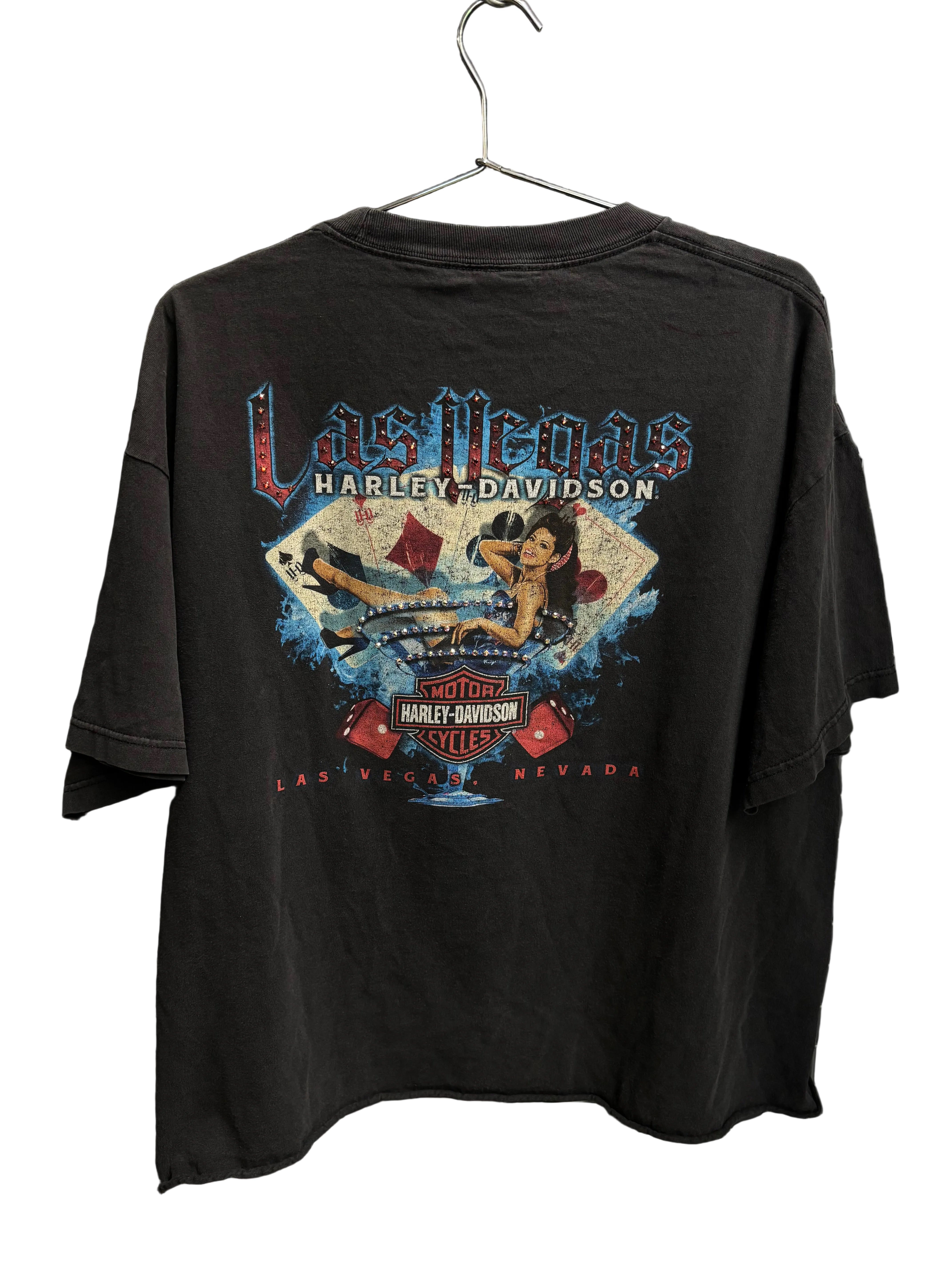 Vintage Studded Harley Davidson Las Vegas tee